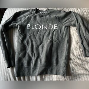 BLONDE crewneck